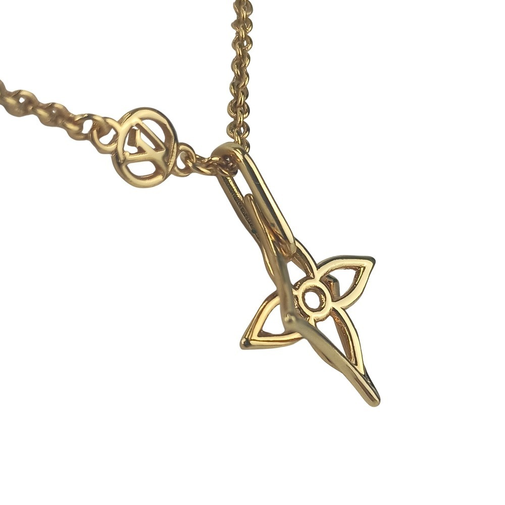 LOUIS VUITTON Gold Necklace - Picture 3 of 8